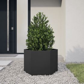 Garden Planter Black Steel Medium Planters Garden Planter