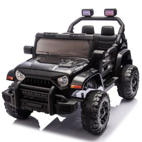 12V Kids Ride On Electric Car W/Parents Control,Dual drive, Four-wheel Suspension,With music,Bluetooth,MP3,USB,with headlights